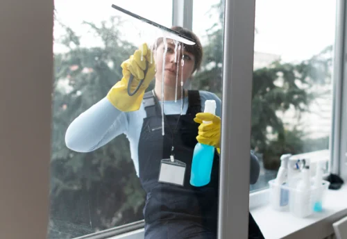 Nettoyage de vitres intérieures et extérieures à Vergigny